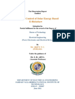 Design and Control of Solar Energy Based E Rickshaw