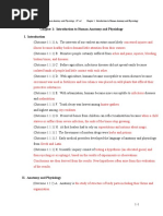 Chapter 1: Introduction To Human Anatomy and Physiology