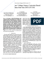 Three Single-Phase Voltage Source Converter Based Three-Phase Four Wire DSTATCOM