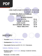 Cbs Implementation in PNB Bank