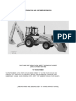 Introduction and Customer Information: Right-Hand Side View of John Deere 710B Backhoe Loader (MANUFACTURED 1983-1988)