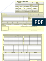 Modelo de Ficha de Funcionario em Excel