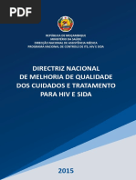 Directriz Nacional de Melhoria de Qualidade Dos Cuidados e Tratamento para HIV e SIDA 2015