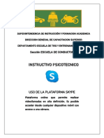 Instructivo Psicotecnico Skype