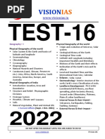 16 Vision (E) Prelims Test 2022