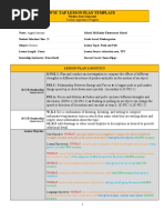 Wsu Tap Lesson Plan Template: Teacher Apprentice Program