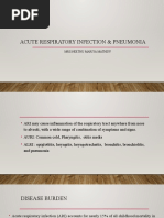 Acute Respiratory Infection & Pneumonia