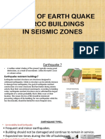 Effect of Earth Quake On RCC Buildings in Seismic Zones