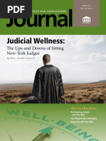 Judicial Wellness The Ups and Downs of N