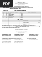 BARANGAY PROCUREMENT FORM NO. Bascos Trading 10 August 2022