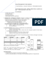 Types of Memory Allocation Schemes