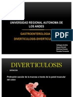 Diverticulosis Diverticulitis - PPTX S