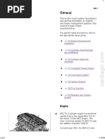 BMW E46 1999 - 2005 Engine General Manual