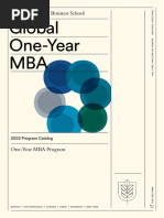 Hult MBA Catalogue 2022-23