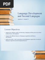 Language Development and Second Langugae