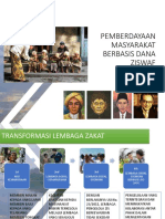 Pemberdayaan Masyarakat Berbasis Dana Ziswaf