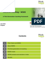 Executive Coaching - NEWS: A Third Generation Coaching Framework