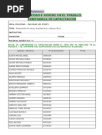 Constancia de Capacitacion - Pose