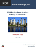 WP Spi 2015 Professional Services Maturity Benchmark