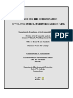 Method For The Determination of Volatile Petroleum Hydrocarbons (VPH)