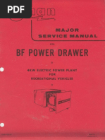 965-0515 Onan 4kwBF RV Genset Major Service Manual (09-1973)