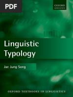 (Oxford Textbooks in Linguistics) Jae Jung Song - Linguistic Typology-Oxford University Press (2018)