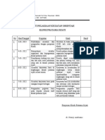 Bukti Pelaksaan Kegiatan Orientasi