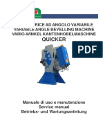 Vario-Winkel Kantenhobelmaschine Quicker