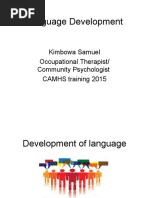 Development of Language