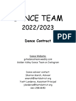 Dance Contract