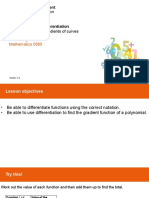 0580 Differentiation Lesson2 FindingGradientsOfCurves v1