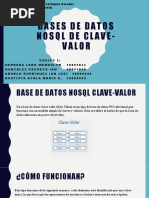 Bases de Datos NoSQL de Clave Valor