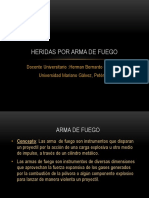 Heridas Por Arma de Fuego