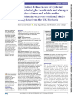 Association Between Use of Systemic and Inhaled Glucocorticoids and Changes in Brain Volume and White Matter Microstructure