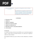 Diagnostico de Seguridad y Salud Nom 030