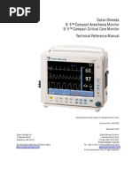 Datex-Ohmeda S/5™ Compact Anesthesia Monitor S/5™ Compact Critical Care Monitor Technical Reference Manual