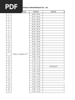 Jadwal Pertandingan