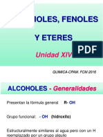 UNIDAD XIV - Alcoholes, Fenoles y Éteres