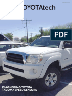 Diagnosing Toyota Tacoma Speed Sensor