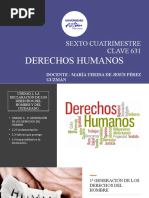 DERECHOS HUMANOS UNIDAD 3 4 5 Generaciones de Los DH