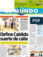 Portada El Mundo de Orizaba 30-06-11