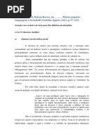 Discurso Científico (Costa, 2011)