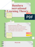 Bandura Observational Learning Theory