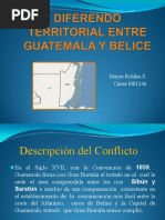 Diferendo Territorial Guatemala-Belice