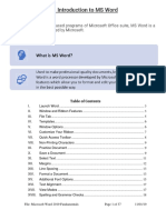 Microsoft Word 2019 Fundametals Manual