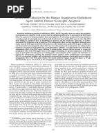 Intracellular Infection by The Human Granulocytic Ehrlichiosis Agent Inhibits Human Neutrophil Apoptosis