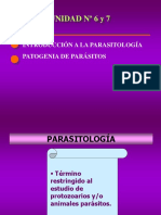 PARASITOLOGÍA Odontología I