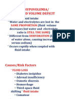 Fluid Volume Disturbances