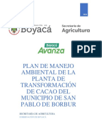 Plan de Manejo Ambiental Borbur