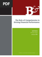 The Role of Competencies in Driving Financial Performance